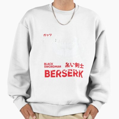 Alternative view of Berserk Guts Depressed Swordman Sweatshirt