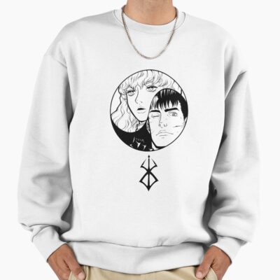 Guts And Griffith Eclipse Profile Berserk Manga Sweatshirt