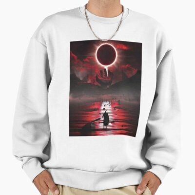 Alternative view of Anime Berserk Guts Moon Ocean Sweatshirt