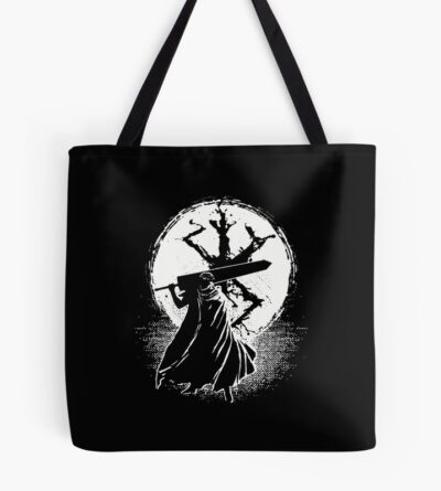 Anime Berserk Black Swordsman Eclipse Tote Bag