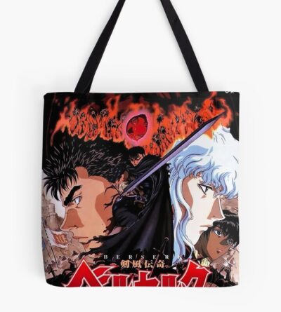 Best Anime Berserk Guts And Griffith Vintage Tote Bag