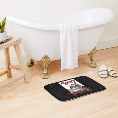 Alternative view of Anime Berserk Guts Vintage Design Bath Mat