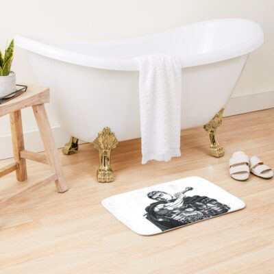 Alternative view of The Black Swordsman Rage Against Fate Bath Mat