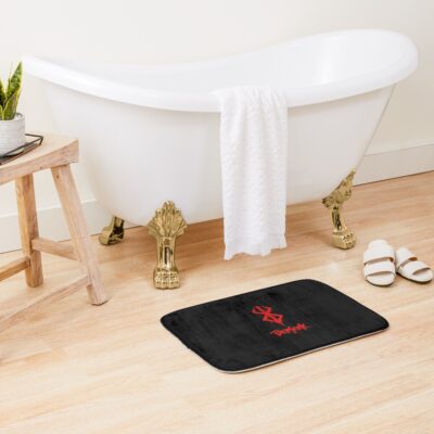Alternative view of Anime Berserk Logo Fantasy Style Bath Mat