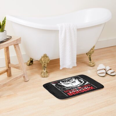 Alternative view of Berserk Guts Depressed Swordman Bath Mat