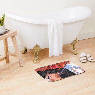 Alternative view of Best Anime Bersrek Guts And Griffith Bath Mat