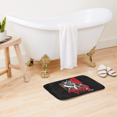 Alternative view of Berserk Guts Black Swordsman Bath Mat