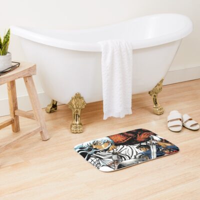 Alternative view of Berserk Griffith And Guts Classic Bath Mat