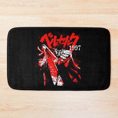 Hot Anime Berserk Guts Black Swordsman Vintage Bath Mat