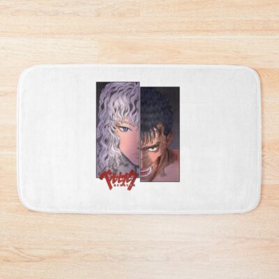 Berserk Guts And Griffith Bassic Bath Mat