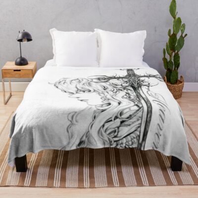 Anime Berserk Griffith Character Bassic Throw Blanket