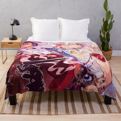 Anime Berserk Griffith And Guts Unique Throw Blanket