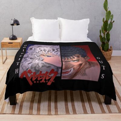 Anime Berserk Doodle Rage Throw Blanket