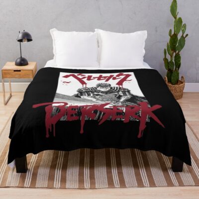 Hot Item Berserk The Struggler Guts Throw Blanket