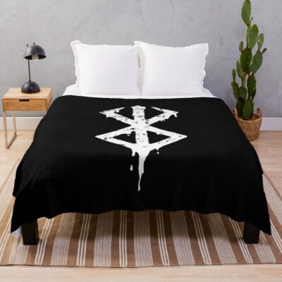 Anime Berserk The Devil Sacrifice Mark Throw Blanket