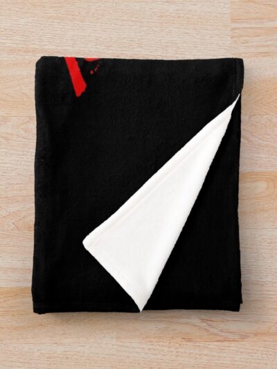 Alternative view of Anime Berserk Logo Fantasy Style Throw Blanket