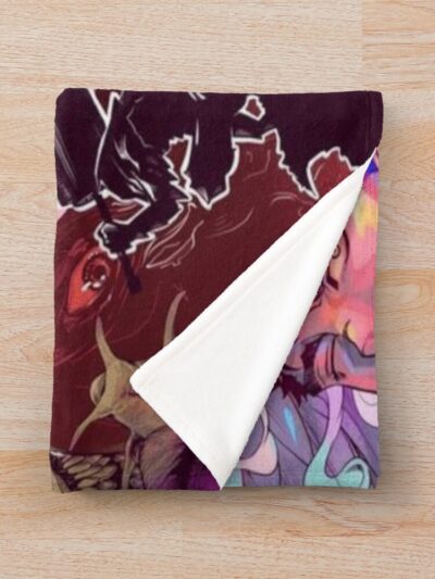 Alternative view of Anime Berserk Griffith And Guts Unique Throw Blanket
