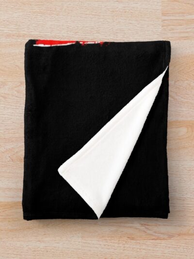 Alternative view of Anime Berserk Guts Black Swordsman Throw Blanket