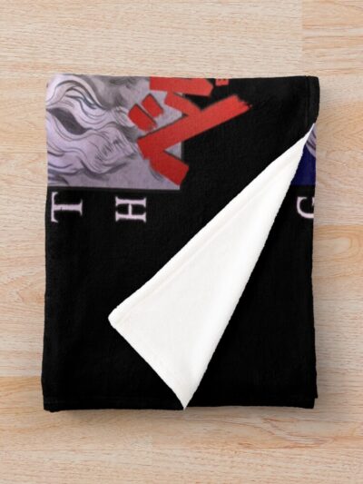 Alternative view of Anime Berserk Doodle Rage Throw Blanket