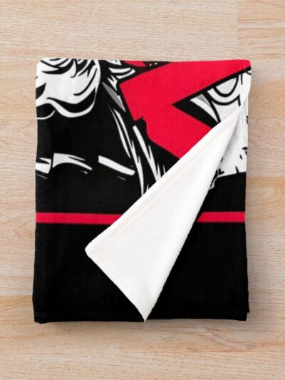 Alternative view of Berserk Guts With Griffith Classic Design Throw Blanket