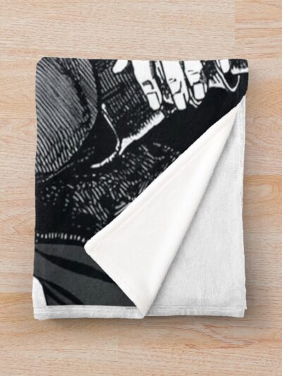 Alternative view of The Black Swordsman Rage Against Fate Throw Blanket