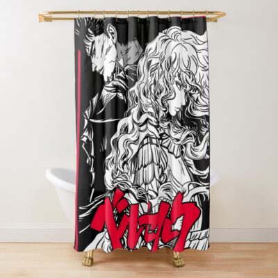 Berserk Guts With Griffith Classic Design Shower Curtain