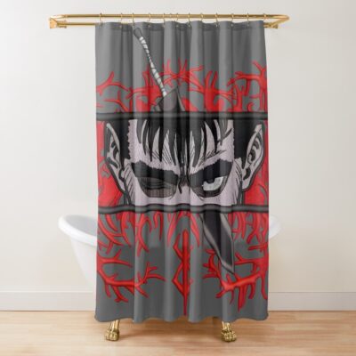 Aniem Berserk Guts Classic Design Shower Curtain