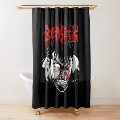 Anime Berserk Guts Unique Design Shower Curtain