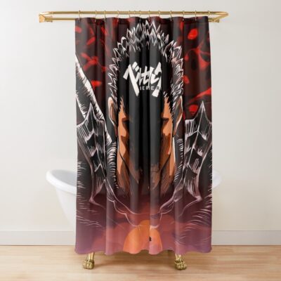 Berserk Guts Descent Top Hell Shower Curtain