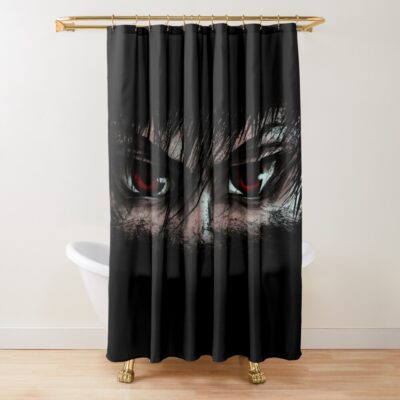 Guts Eyes From Berserk Anime Shower Curtain