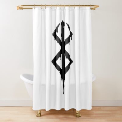 Bersek Anime Logo Bassic Shower Curtain