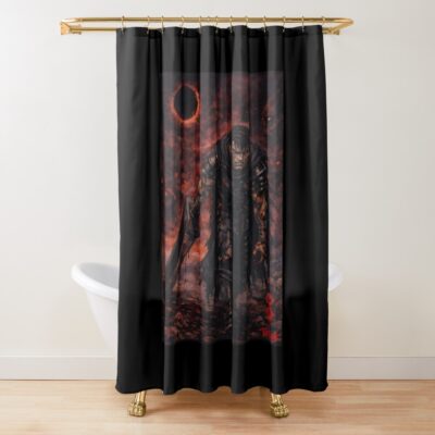Anime Bersrek Guts Vintage Shower Curtain