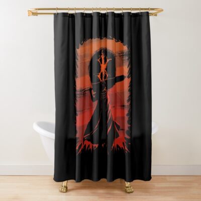 Berserk The Struggler Guts Retro Design Shower Curtain
