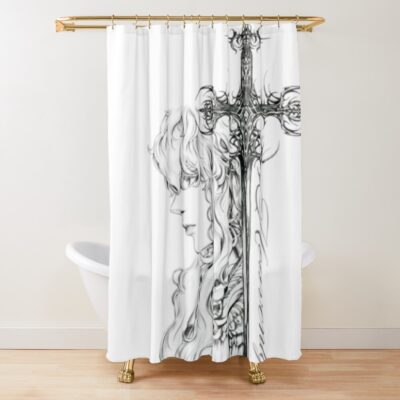 Anime Berserk Griffith Character Bassic Shower Curtain