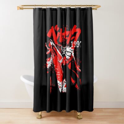 Anime Berserk Guts Black Swordsman Shower Curtain