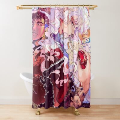 Anime Berserk Griffith And Guts Unique Shower Curtain