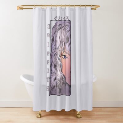 Anime Berserk Griffith Scribble Hawk Shower Curtain