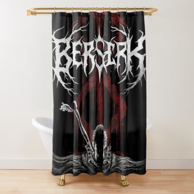 Best Selling Guts Black Swordsman Shower Curtain