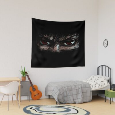 Guts Eyes From Berserk Anime Tapestry