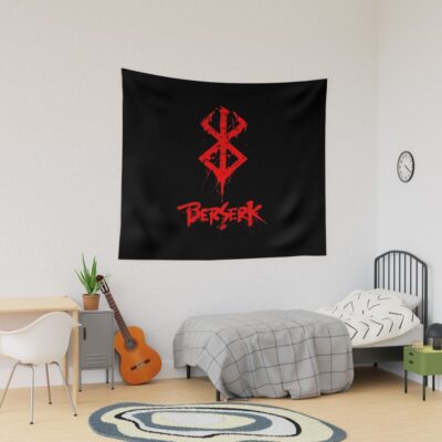 Anime Berserk Logo Fantasy Style Tapestry