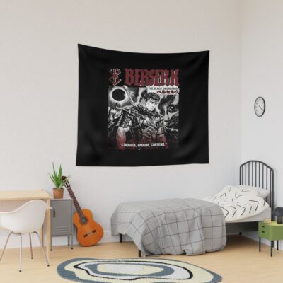 Hot Design Anime Berserk The Black Swordsman Tapestry