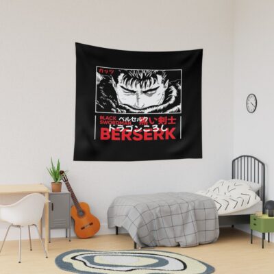 Anime Berserk Guts Depressed Swordman Tapestry