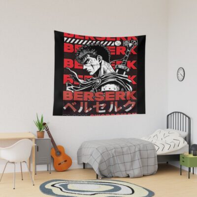 Anime Berserk Guts The Cursed Wanderer Tapestry