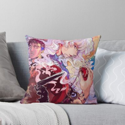 Anime Berserk Griffith And Guts Unique Throw Pillow