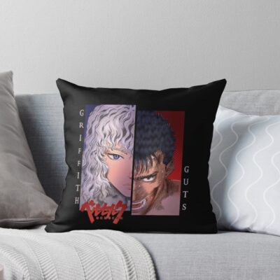 Anime Berserk Doodle Rage Throw Pillow
