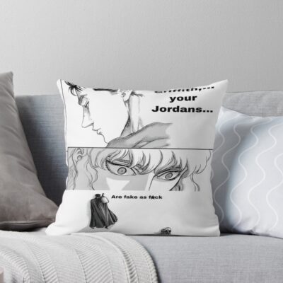 Anime Berserk Griffith Bassic Design Throw Pillow
