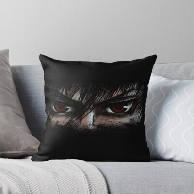 Guts Eyes From Berserk Anime Throw Pillow