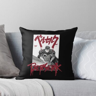 Hot Item Berserk The Struggler Guts Throw Pillow