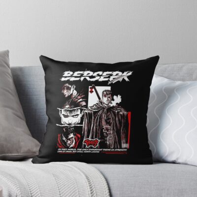 Best Design Guts Black Swordsman Throw Pillow