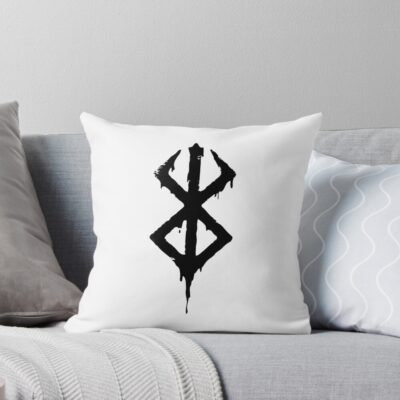 Bersek Anime Logo Bassic Throw Pillow